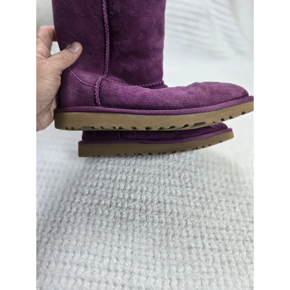 UGG Australia Classic Short Purple Sheepskin Boots 5251 Womens 5 UK 4 EU 35